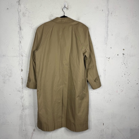 Burberrys Of London Khaki Mens Nova Check Trench Coat Jacket 44 Reg - Picture 14 of 14